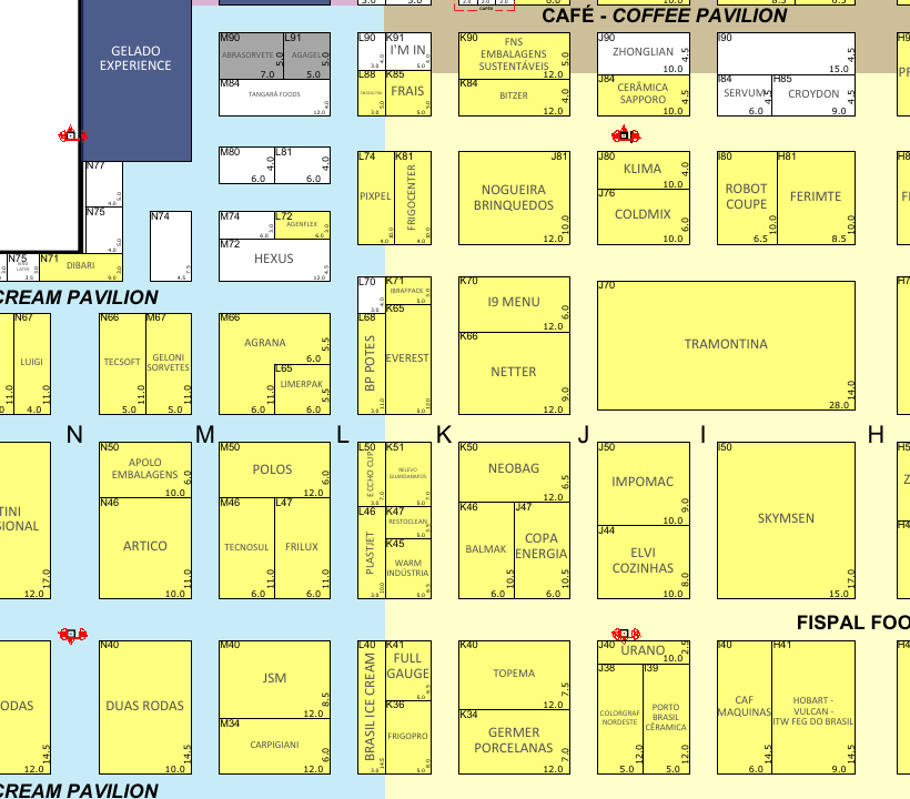 Mapa Fispal — estande K50
